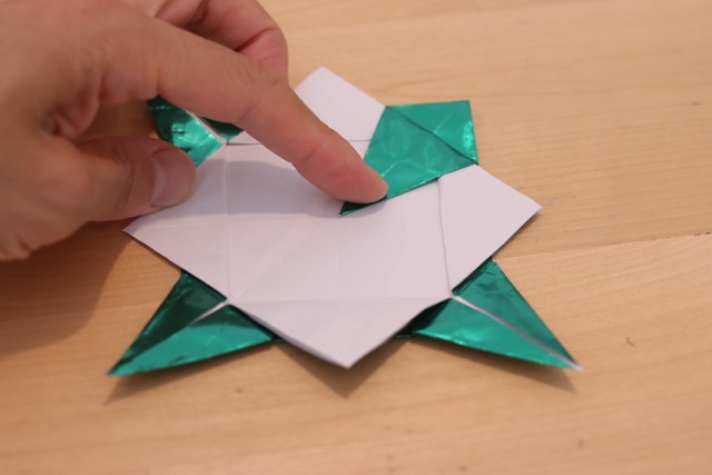折り紙コマの作り方