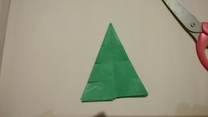折り紙クリスマスツリーの作り方