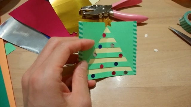 クリスマス立体カード